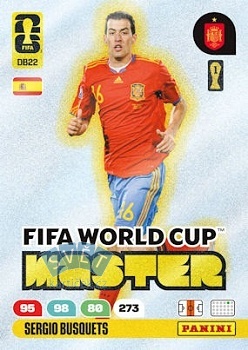Sergio Busquets Spain Panini FIFA World Cup 2026 Adrenalyn XL FIFA World Cup Master #DB22